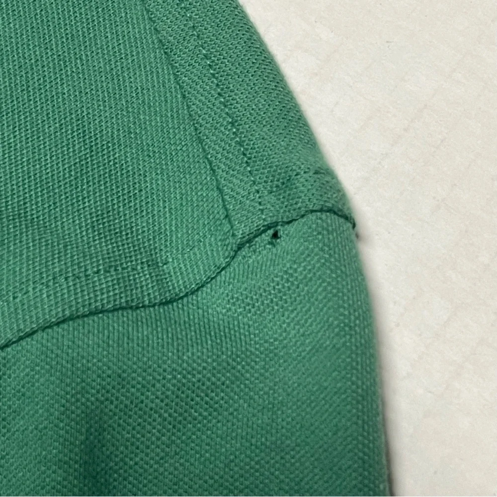 J.Crew Men’s Green XL Flex Pique Polo Shirt